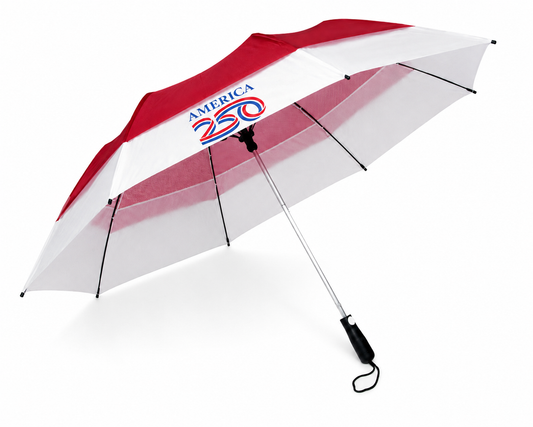 58" Georgetown Folder® Plus - Red/White - 250